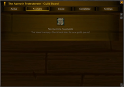 Available Events