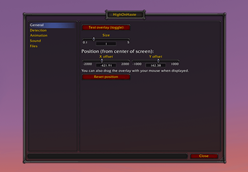 option menu