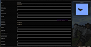 Species editor menu