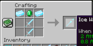 Crafting Ice Wand