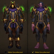 Hide Uncollected Set Items