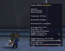 In game visuals