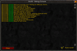 Debug Window