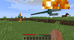 Burning trident example