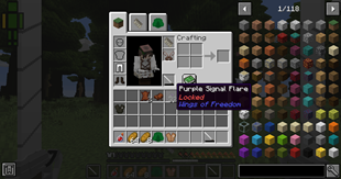 Locked slots gray overlay in a modpack example