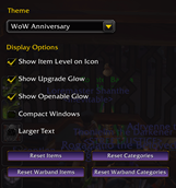 Detailed Settings Menu