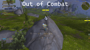 Example: Out of combat fade