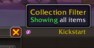 Easily show just what you have, or all the items you don't as well.