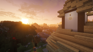 Village Sunset