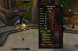 Options menu