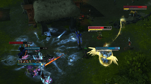 Example of nameplates coloring Alliance/Horde
