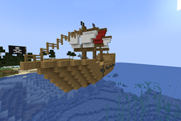 Front-end of the ship