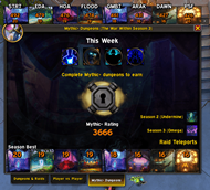Clickable Icons Both Key Level Display and M+ Dungeons Tab