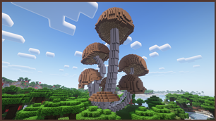 Giant Brown Mushroom