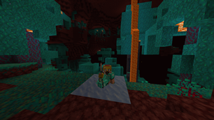 Chilling in the Nether.