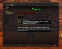 ZPownage Settings UI