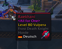 Deathknight Tooltip
