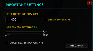 settings