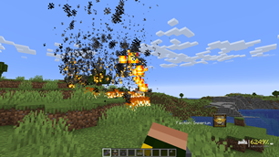Firing heavy flamer