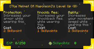 Leveling GUI armors v2.0