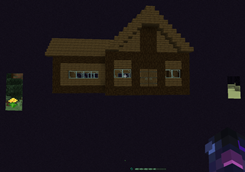 Custom Void Dimension with waypoint portal to the overworld and a portal to the end