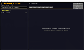 Example of the Administrator GUI