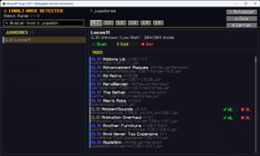 Example of the Administrator GUI