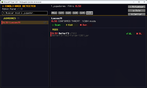 Example of the Administrator GUI
