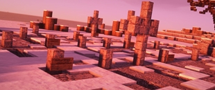 Frozen Graveyard on the shore