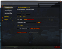 Option: Profile Management