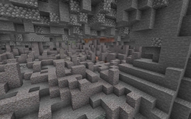 Large Cave after several minecraft days