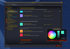 Choose custom colours