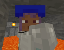 Screenshot of player wearing Blue Helmet.
