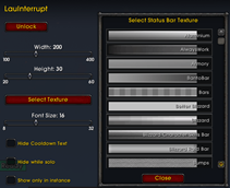 Config Panel