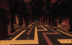 Foundry dungeon found underground (this modpack has countless dungeons and lost city generation)