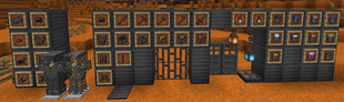 Iron blocks, items, armor