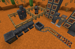 Iron Golem, horse armor, more iron blocks