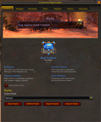 General tab in options