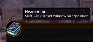 Shift Click the book in the corner to reset the size and position of the window