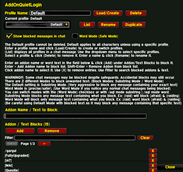 AddOn Options
