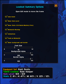 Options and Panel