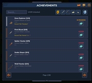 KyuubiSoft Achievements (Titles, Rewards)