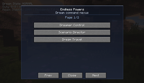 Sandman menu