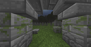 An empty graveyard.. far too quiet...