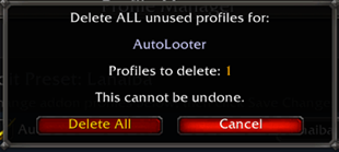 Del All Unused button