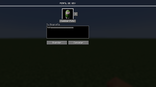 New! edit profile screen