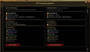 XP Tracking System