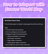 How to teleport with Xaeros World Map.png