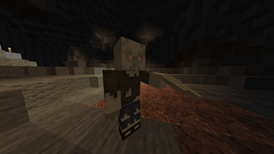 Gruesome Zombie in a cave