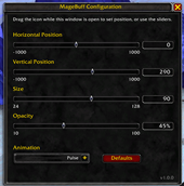 Bryn's Mage Buff Checker - Configuration Panel